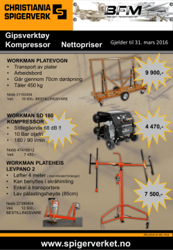 Gipsverktøy