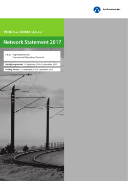 Network Statement 2017