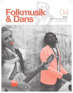 Folkmusik & Dans 4 2015