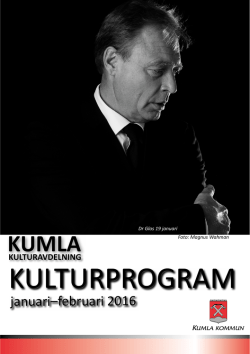 Kulturprogram jan–feb 2016