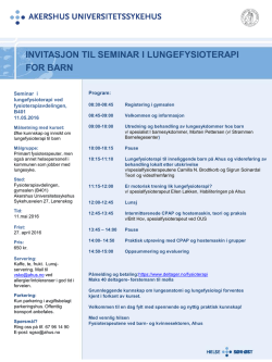Mer informasjon og program - Akershus universitetssykehus