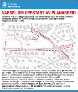 Detaljregulering for Ringvegen, Hamna 115/115