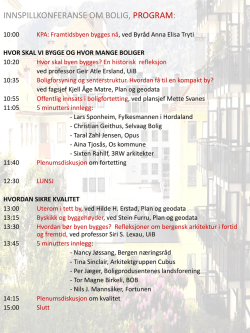 Program - Bergen kommune