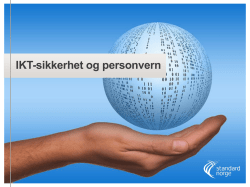 Standard Norges bidrag til å styrke IKT
