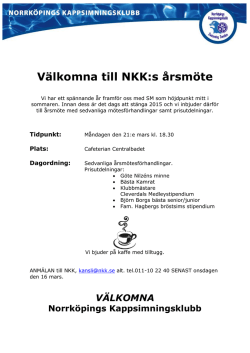 klick - Norrköpings Kappsimningsklubb