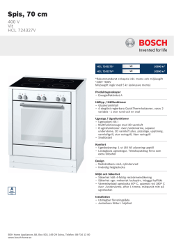 Bosch HCL 724327V