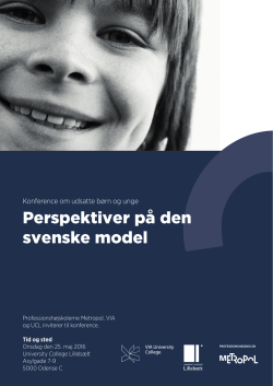 Perspektiver på den svenske model