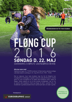 Invitation til Fløng Cup - Fløng Hedehusene Håndbold