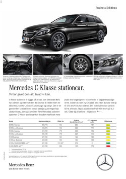 Mercedes C-Klasse stationcar. - Mercedes
