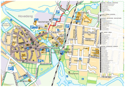 Kort over Ribe centrum