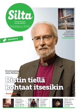 Silta-03-2016-lehti  - Tampereen seurakuntayhtymä