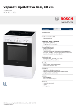 Bosch HCA 622120U