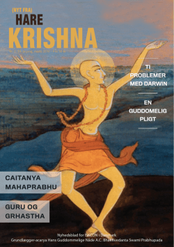 caitanya mahaprabhu guru og grhastha