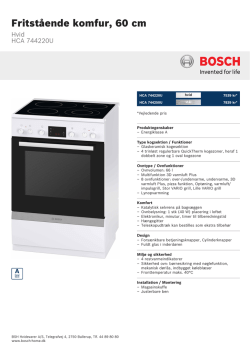 Bosch HCA 744220U
