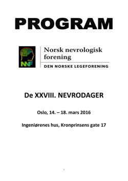 program nevrodagene 2016