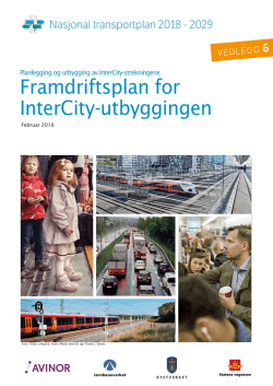 Framdriftsplan for InterCity-utbyggingen