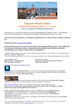 Telecom World Tallinn