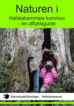 Naturguide (pdf 6 Mb) - Hallstahammars kommun