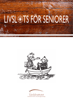 "Livslots till seniorer". - AgeCap