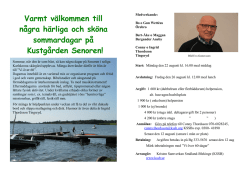 Folder Vi över 60-läger - Kristen Samverkan Småland Blekinge