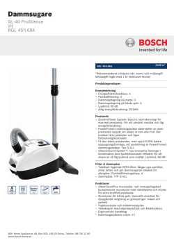 Bosch BGL 4SIL69A