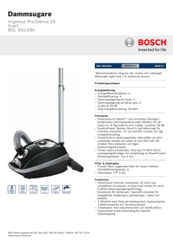 Bosch BGL 8SIL59A