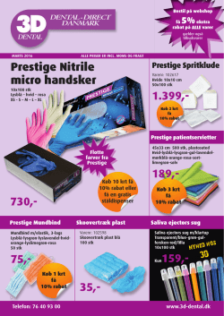 Prestige Nitrile micro handsker