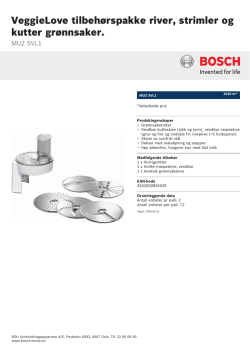 Bosch MUZ 5VL1