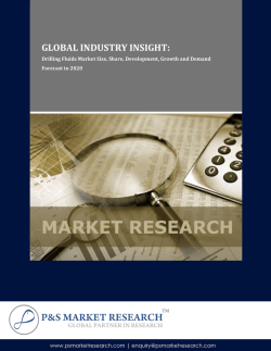 Drilling Fluids Market Analysis, Growth and Demand Forecast to 2020 by P&S Market Research