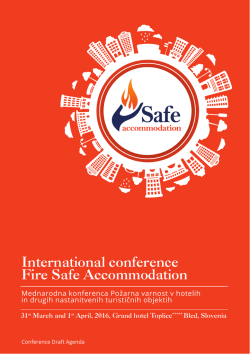 International conference Fire Safe Accommodation