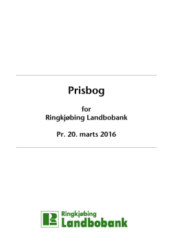 Prisbog - Ringkjøbing Landbobank