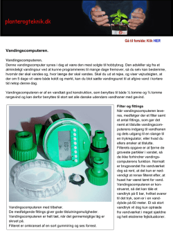 Vandingscomputeren. - planterogteknik.dk
