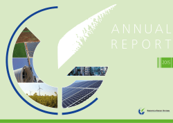 annual report - Greentech Energy Systems