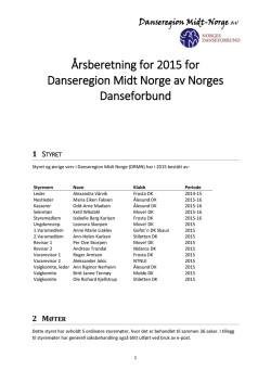 DRMN Årsmelding 2015