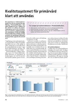 Kvalitetssystemet för primärvård klart att användas