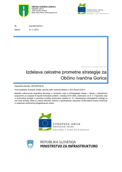 Razpisna dokumentacija - Občina Ivančna Gorica