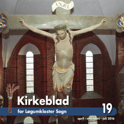 Kirkeblad nr 19 - Løgumkloster Kirke