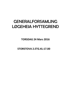2016 - Løgeheia Hyttegrend
