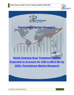 North America Study on Scar Treatment Market, 2016-2022