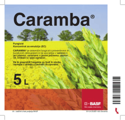 Caramba - BASF Slovenija varstvo rastlin