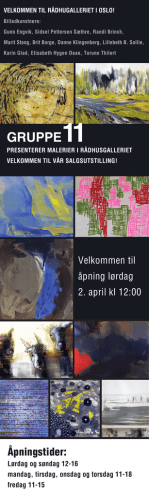 Torunn Thilert, Gunn Engvik og Karin Glad Rådhusgalleriet 2.