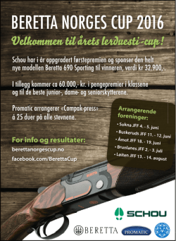 BERETTA NORGES CUP 2016