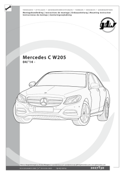 Mercedes C W205 - Anhängerkupplung