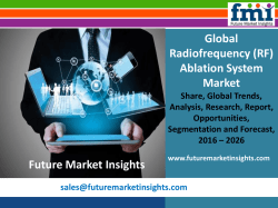 Global Radiofrequency (RF) Ablation System Market