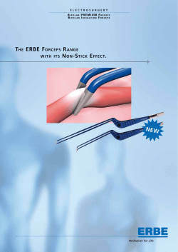 the erbe forceps range with its non-stick effect.