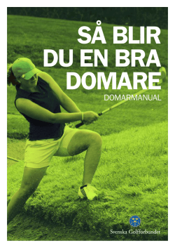 så blir du en bra domare