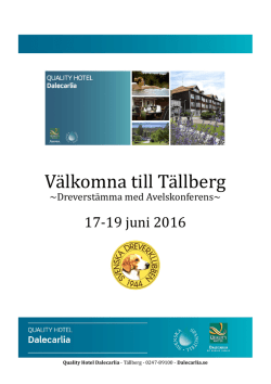Dreverstämman 2016 i Tällberg