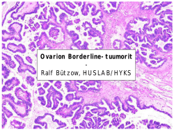 Ovarion Borderline-tuumorit