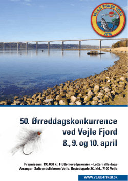 50. Ørreddagskonkurrence ved Vejle Fjord 8., 9. og 10