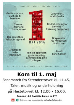 Se plakaten for Roskilde